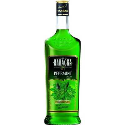 Hanácká Peprmint 20% 0,5 l (holá láhev)