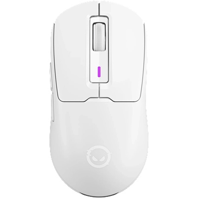 Мишка Lorgar MSA10W, оптична (12 000 dpi), безжична, USB, бяла, гейминг, PixArt PAW3311DB сензор (LRG-MSA10W-WH)