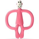 Kousátka Matchstic Monkey a zubní kartáček bez ocasu pink
