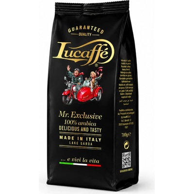 Lucaffé Káva Mr.EXCLUSIVE 100% Arabica zrnková 0,7 kg