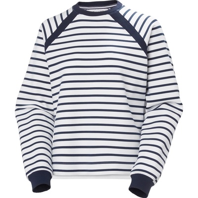 Helly Hansen Дамски пуловер Helly Hansen Women's Capri Graphic Sweater Jumper - White Navy Stripe (117-3524-0212)