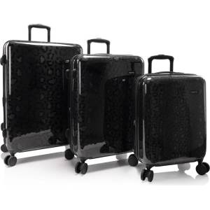 HEYS Комплект пътни куфари Heys Elite Black Leopard S, M, L Heys | Cheren | МЪЖЕ | UNI
