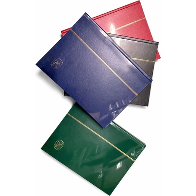 LEUCHTTURM Album na známky A4 60 stran, černé stránky Barva: Zelená