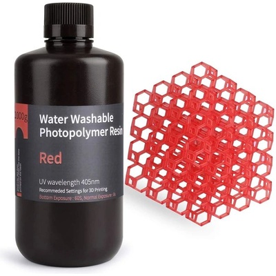 Elegoo Water-washable Resin 1KG, Red (50.103.0002)
