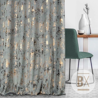 Velvet SAVIA GOLD š.280cm - Šedá