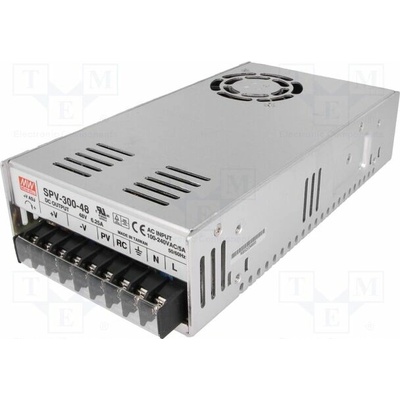 MEAN WELL SPV-300-48 Napájecí zdroj: spínaný; k vestavbě,programovatelný; 300W; 48VDC