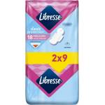 Libresse , дамски превръзки Classic Protection Regular+ With Wings, 18 бр. (2x9)