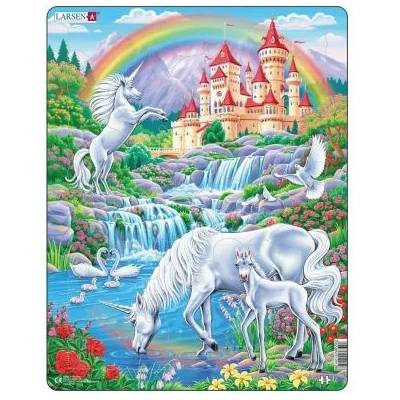 Larsen - Детски пъзел - Еднорог - 32 части (PG2)
