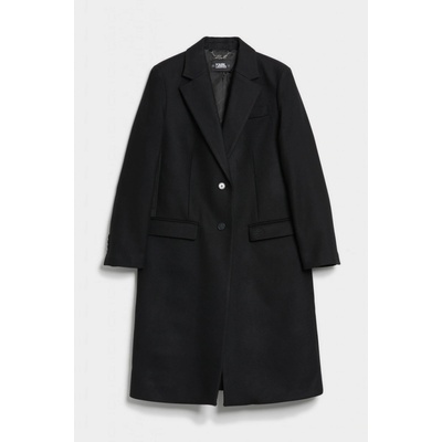 Karl Lagerfeld Tailored Coat černá