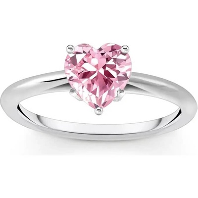 Пръстен Thomas Sabo Heart сребърен EU54 (TR2476-051-9-54)