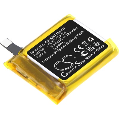 Cameron Sino Батерия за Amazfit GTS 2E, A1969, 220 mAh, Li-Pol (CS-AMT196SH)