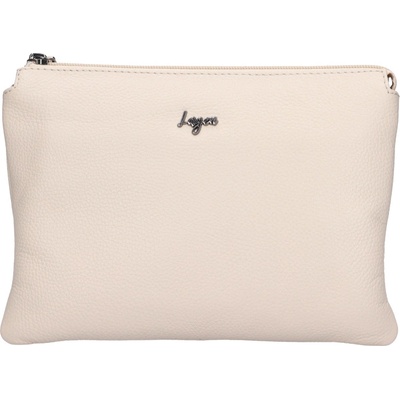 Lagen dámská kožená crossbody kabelka LG213 white