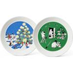 Arabia Finland Чинии Arabia Finland Муминки Drawing & Christmas 19 см 2 бр (1059787)
