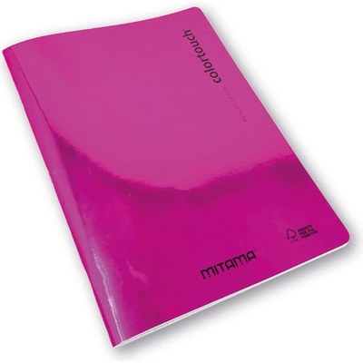 Mitama zošit Metallic ružová A4 linajkový