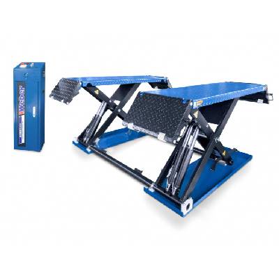 Mobilní 3,5 tunový nůžkový hydraulicko-elektrický auto-zvedák, Weber EXPERT SH-3500, 400V (Weber)
