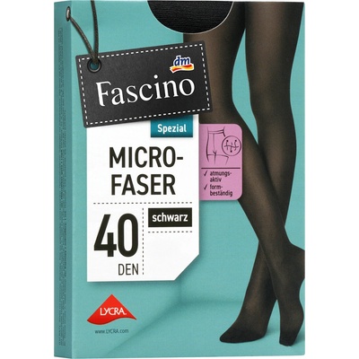 Fascino punčochové kalhoty micro 40 DEN černé