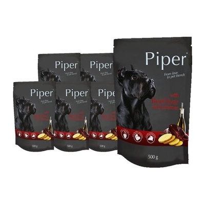 Piper Adult s hovädzou pečeňou a zemiakmi 10 x 500 g