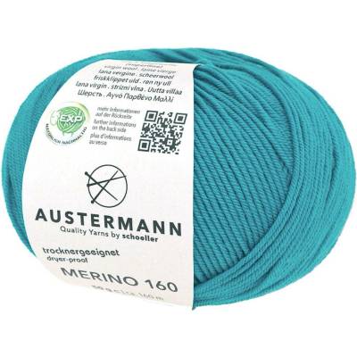Pletací příze Austermann Merino 160 EXP Barva: 233 PETROL