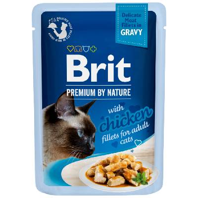 Brit Premium Cat Delicate Fillets in Gravy Chicken 85 g