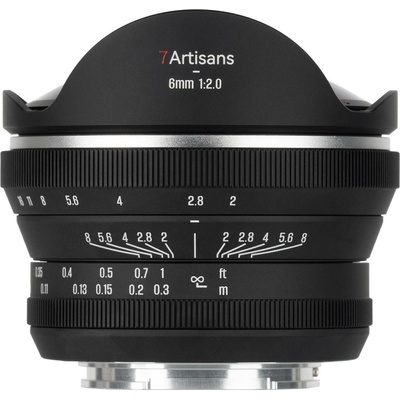 7Artisans 6mm f2,0 APS-C širokoúhlý objektiv (Sony E)