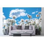DIMEX ART Самозалепваща се флизелинова фототапета цъфтящ памук 375 x 250 см