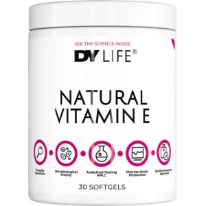 DY Nutrition DY Life Natural Vitamin E 268 mg [30 Гел капсули]