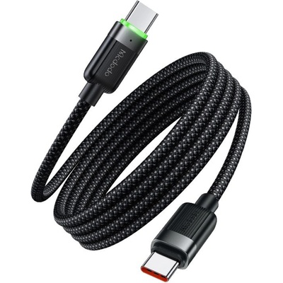 Mcdodo Кабел Self-Winding Series - Mcdodo (CA-2000) - USB-C → USB-C, 60W, бързо зареждане, 1.2m - Черен