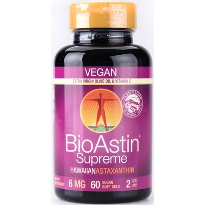 Nutrex Hawaii BioAstin Havajský astaxanthin Vegan 6 mg 60 kapsúl