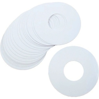 Ultimate Racing 1/8 BUGGY bílé nálepky na disky 20 ks