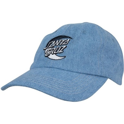SANTA CRUZ Dark Moon Dot Cap Light Blue Denim LIGHT BLUE DENIM
