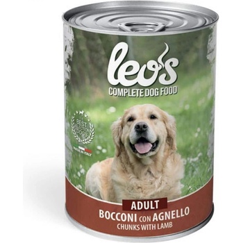 Monge Leo's Adult с агнешко - консерва хапки в сос за куче- 415 гр