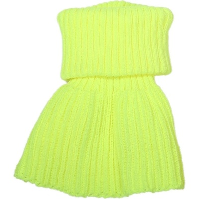 Pletex dětský pletený nákrčník H239 žlutý neon