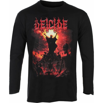 Plastic head мъжка тениска с дълъг ръкав deicide - to hell with god - ЧЕРЕН - plastic head - ph12687ls
