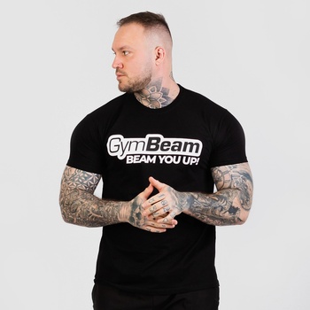 GymBeam Тениска Beam Black XL