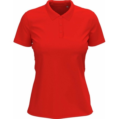 Stedman Stretch Polo Women scarlet red