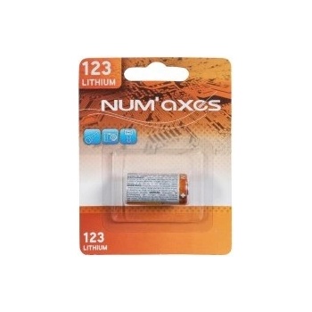 Image 1 of NUM'AXES Num´axes Литиева батерия cr123 blister (cpelepil043)