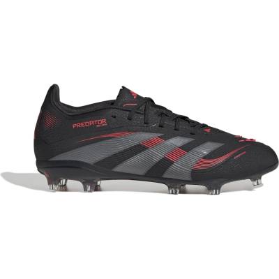 Adidas Юношески футболни бутонки Adidas Predator Elite Junior Firm Ground Football Boots - Black/Grey