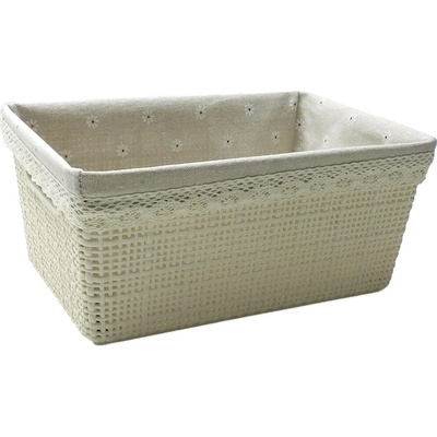 MAKRO Košík s látkou 27,5 x 18,3 x 12,3 cm