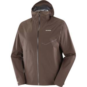 Salomon Bonatti Waterproof Jacket M Размер: L / Цвят: кафяв