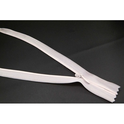 Nedeliteľný skrytý zips (3mm) rôzne farby - dĺžka 18 cm - 60 cm 18 cm Svetloružová 1