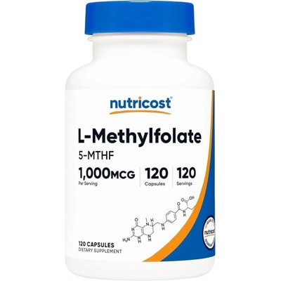 Nutricost L-Methylfolate 1000 mcg [120 капсули]