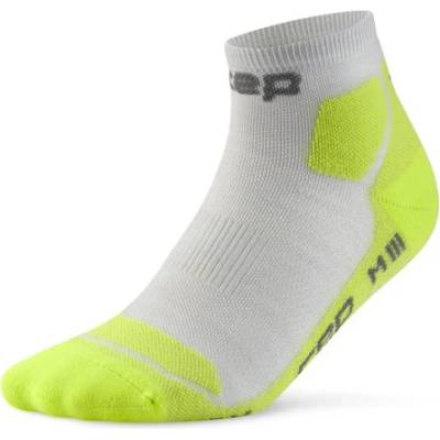CEP Дамски туристически чорапи Cep Women's Hiking Light Cushion Socks Low Cut Walking socks - Grey / Acid Lime - размер IV (207-1142-0213)