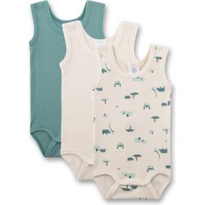 Sanetta Детско ежедневно термо бельо Sanetta Kid's Set Body 0/0 324937 3-Pack Everyday base layer - Chalk - размер 74 (EU) (714-1835-0113)