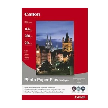 Canon Хартия Canon Photo Paper Plus semi-glossy, SG-201 A4, 20 sheets per pack - 1686B021AA