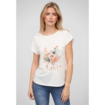Urban Classics Тениска Viskose T-Shirt mit Traumf? nger-Blumen Print white XXLUB-24036075-00220 - Камуфлаж, размер S