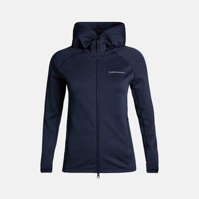 Peak Performance W Chill Light Zip Hood Blue Shadow/Parachute Purple/Wander