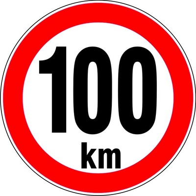 RAFO Reflexní samolepka Nejvyšší rychlost 10 - 300 km, průměr 15 cm Varianta: 100