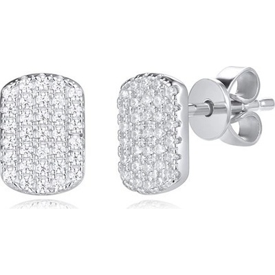 Silverino náušnice se zirkony 8734 SE08734CZZSW-1