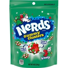 Nerds Gummy Clusters Frosty žvýkací bonbony ve skořápce s ovocnými příchutěmi 226 g