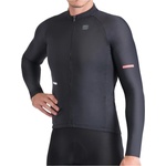 Sportful Мъжка фланелка с дълъг ръкав за колоездене Sportful Supernova Thermal Jersey Cycling jersey - Black - размер XXL (056-3778-0115)